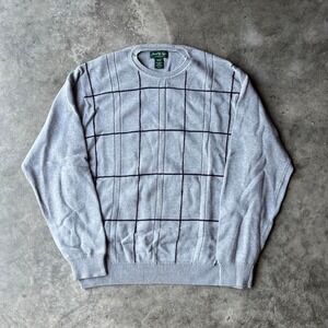 vintage 00s david taylor checkered sweater